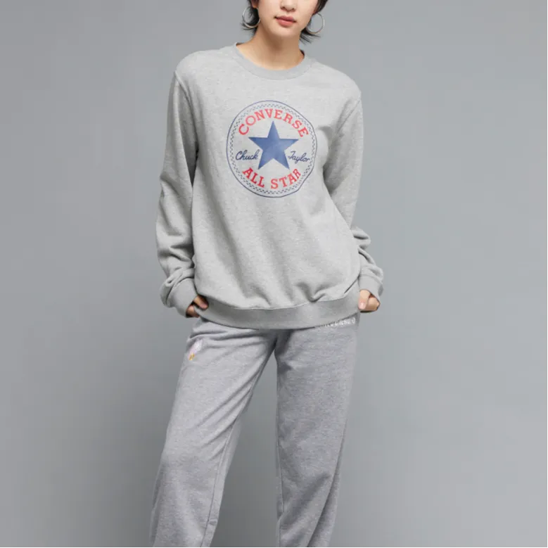 Converse Sweatshirt Unisex Gray-4