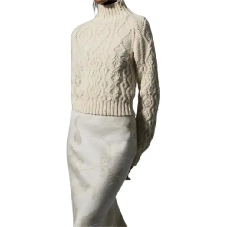 Ralph Lauren Collection Addi Embellished Floral Lamé Maxiskirt Casual Long Skirts Women's Ecru-5
