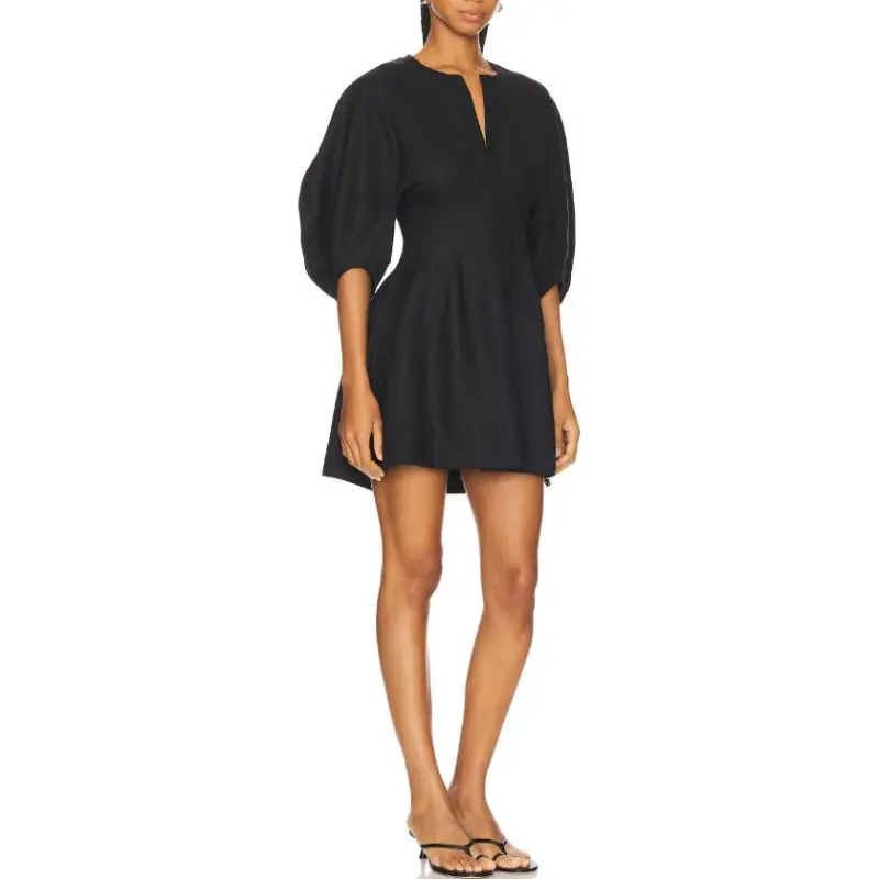 FAITHFULL THE BRAND Long-Sleeved Dresses Women's Black-2