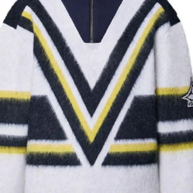 LOUIS VUITTON Mohair Hockey Stripes Pullover-3