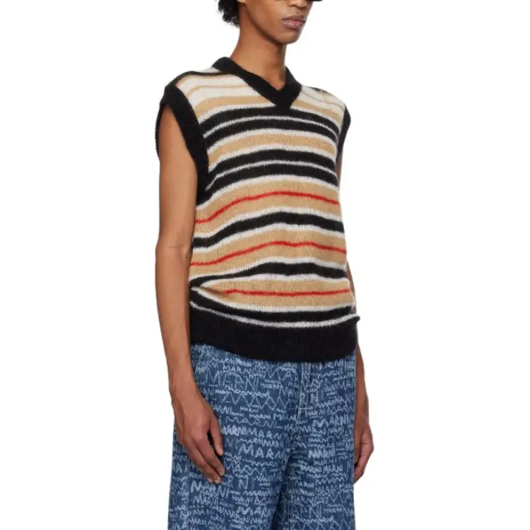 MARNI Tank Tops Men Brown-2
