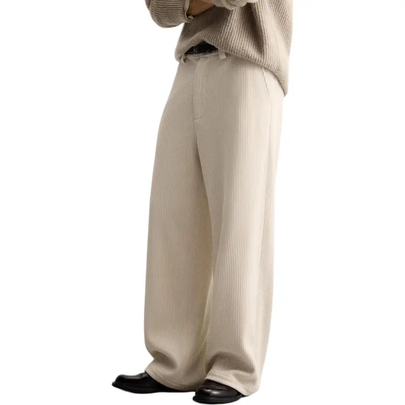 ZARA Casual Pants Men's Raw White-3