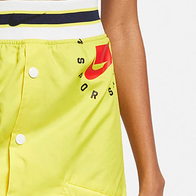 Nike Casual Short Skirts Women's Yellow-1