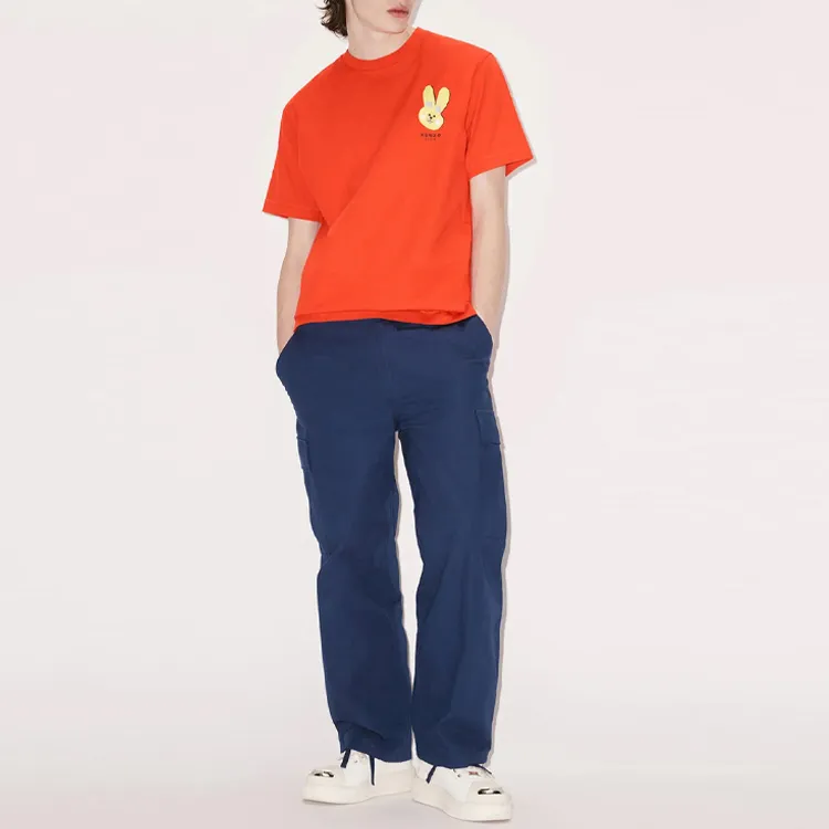KENZO T-Shirts Men China Red-2