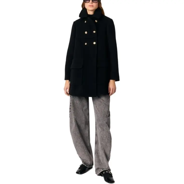 Maje Felted Coat-1