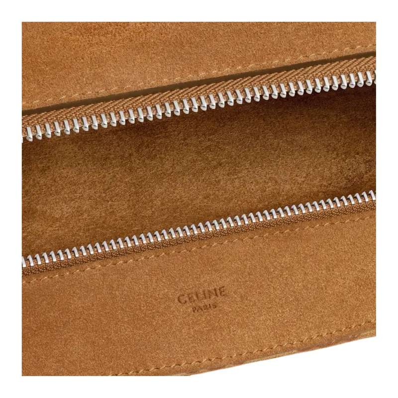 CELINE Romy Collection Calfskin Shoulder Bag Portable Crossbody Bag Shoulder Bag Women's Brown-3