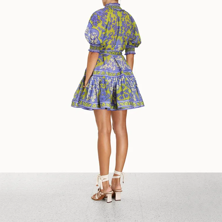 Zimmermann Raie Lantern Floral print Minidress-1