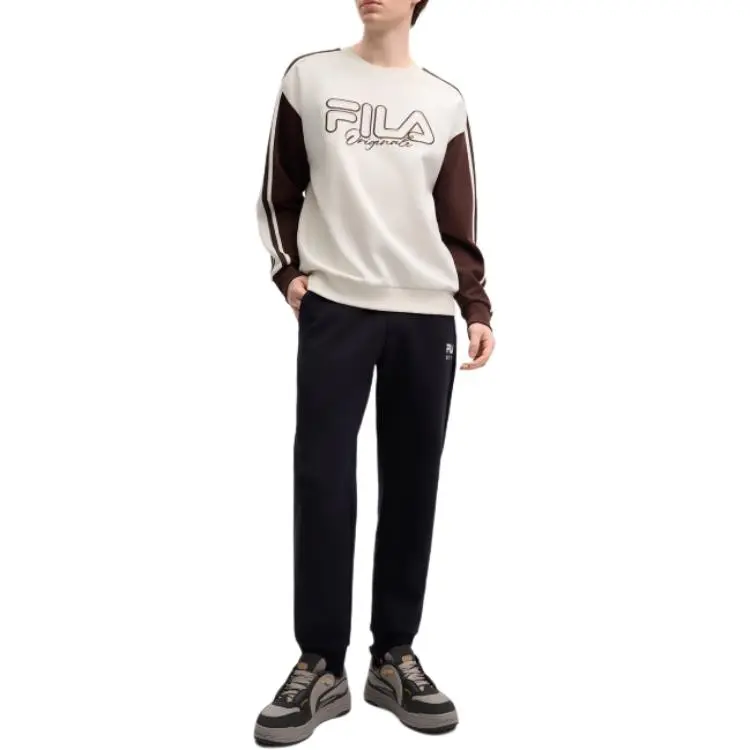 FILA ORIGINALE Knitted Sweatpants Men's Legend Blue-1