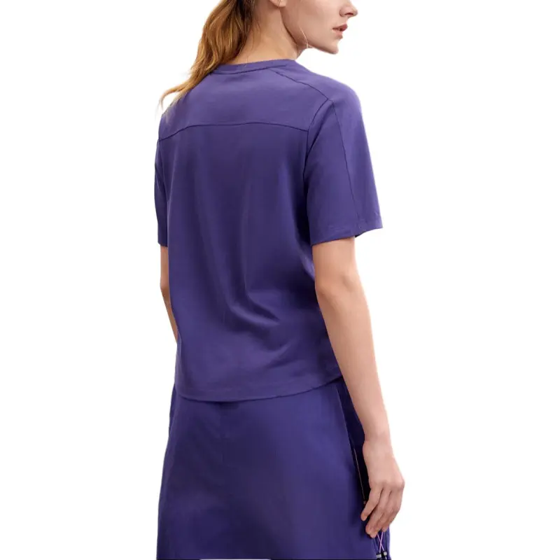 FILA T Shirt Women's Dark Purple-4