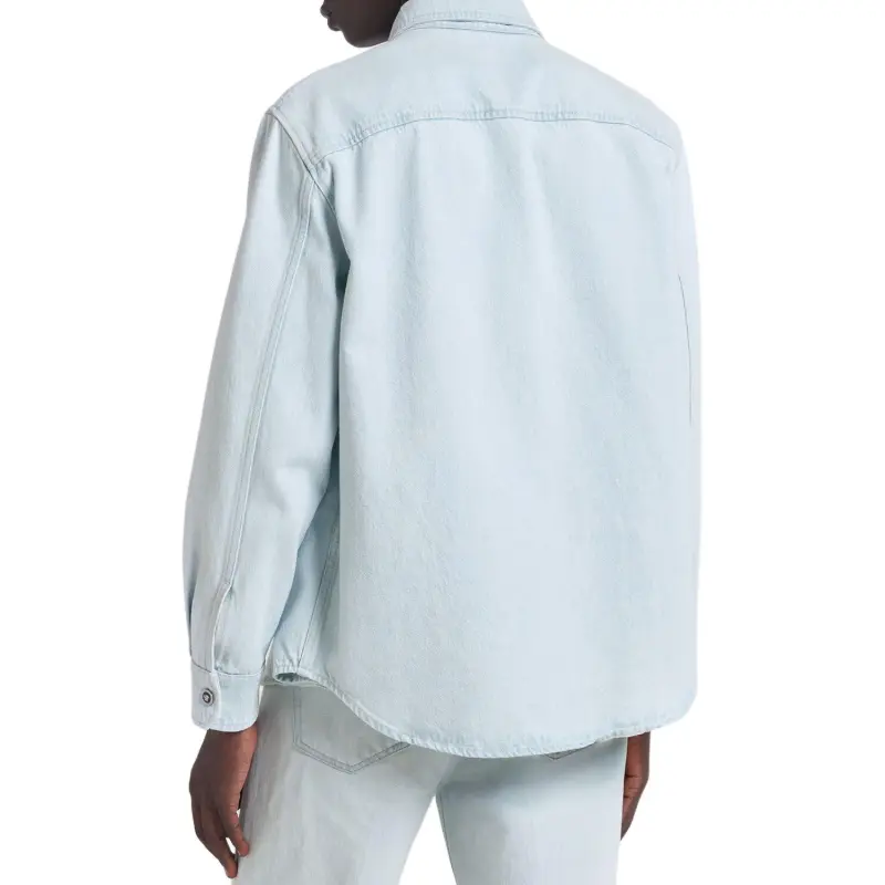 VERSACE Medusa Buttoned Long Sleeved Denim Shirt-2