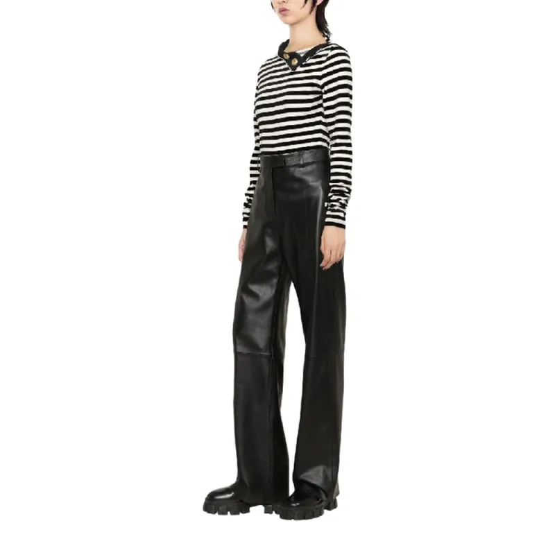 BALMAIN Striped Long-sleeve Top-5