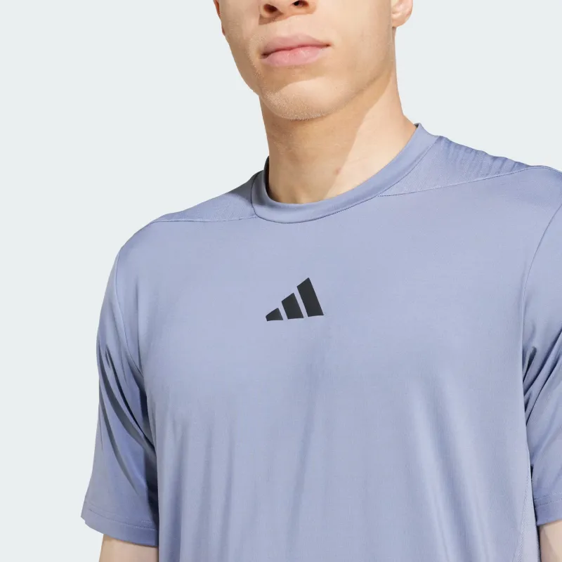 Adidas T Shirt Men's Silver Violet-3