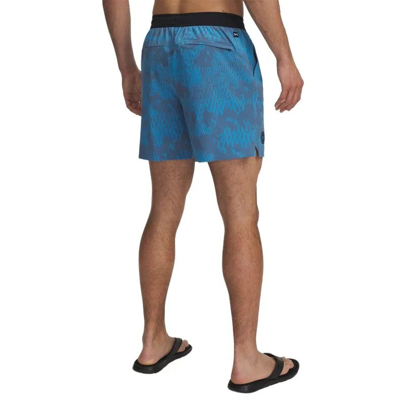 Under Armour Johnson Collection Iso Chill SS25 Project Rock Casual Shorts Men's Ether Blue-3