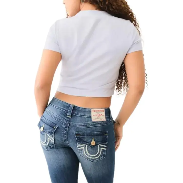 TRUE RELIGION T Shirt Women's Light Blue-1
