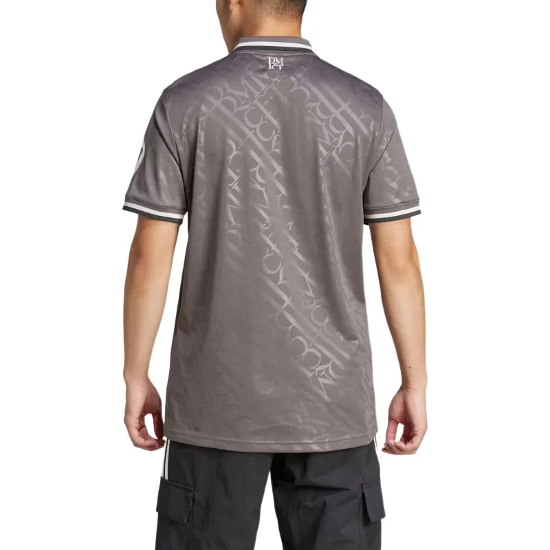Adidas Originals Polo Shirt Men's Charcoal Gray-4