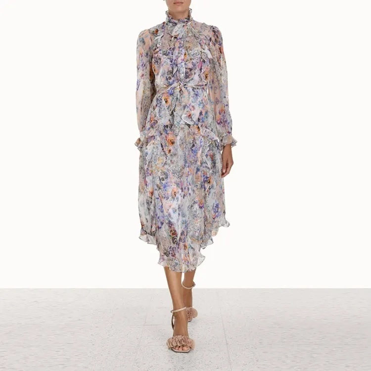 Zimmermann Tama Ruffled Midi Dress-1