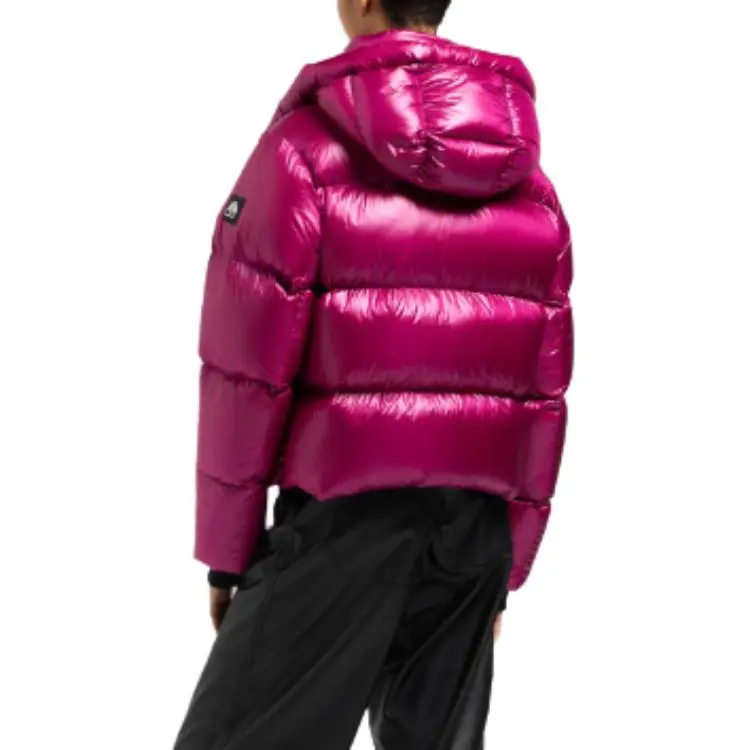 Moose Knuckles Logo Patch Zip Up Puffer Jacket-4
