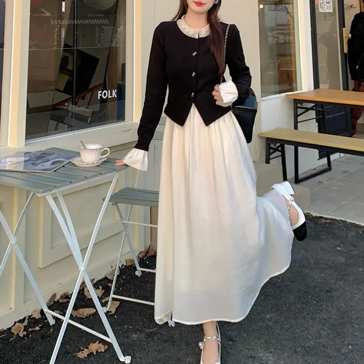 GULIANFEI Long Sleeved Dresses Women's Image Color-3