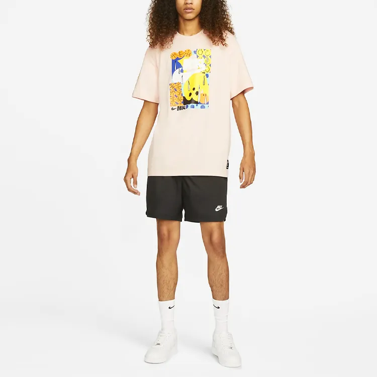 Nike SS22 T Shirt Men's Elegant Light Pink-4