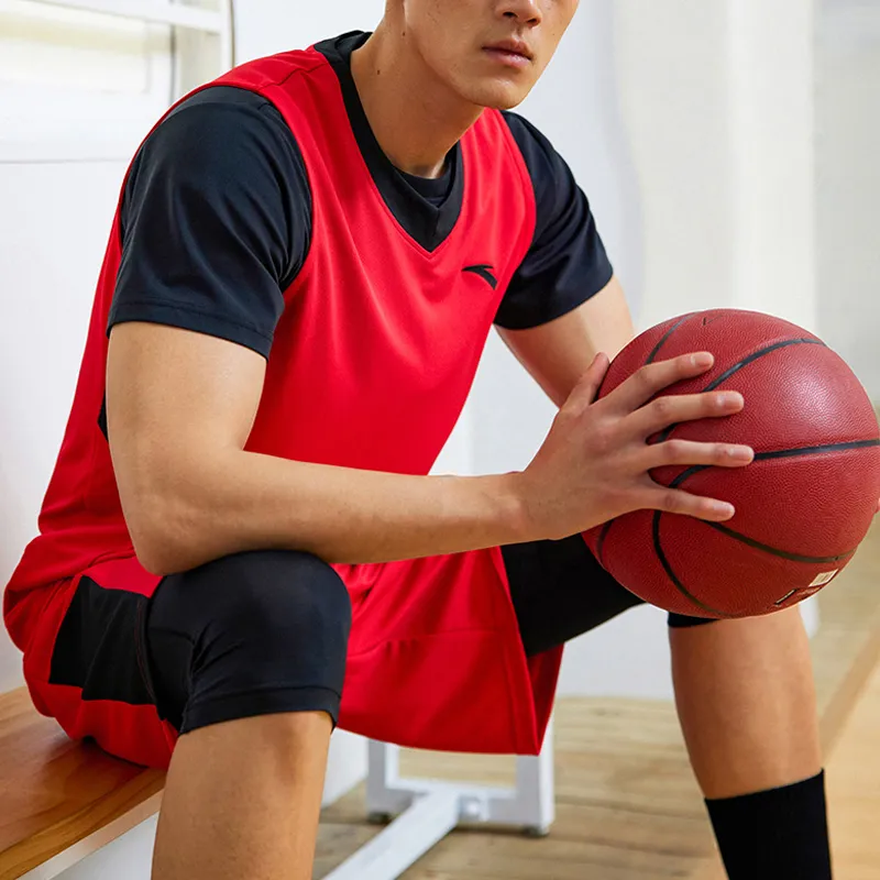 Anta Basketball Collection Basketball Suit Men's Classic Red-3
