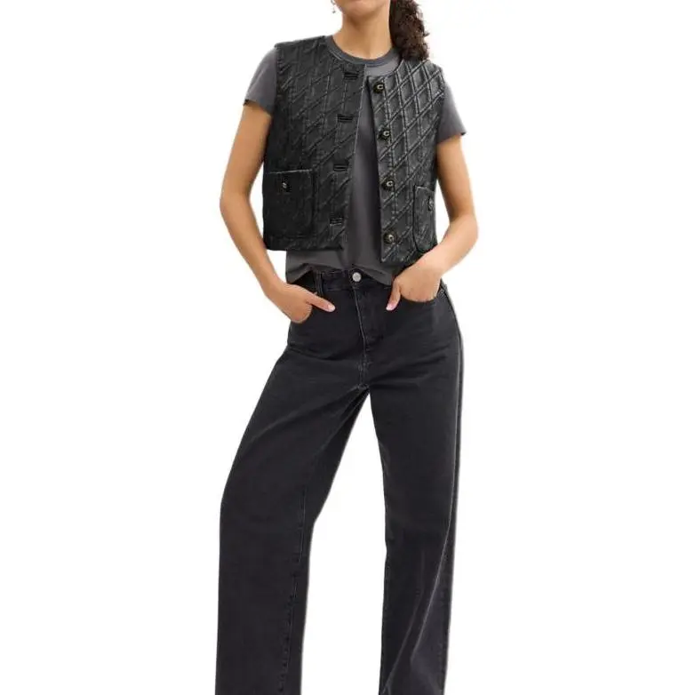 COACH SS25 Puffer Jacket Women's Black-1