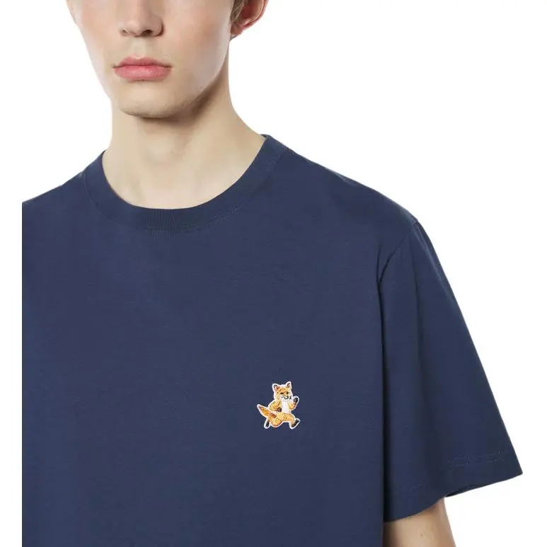 Maison Kitsune Speedy Fox Patch Comfort T Shirt-4