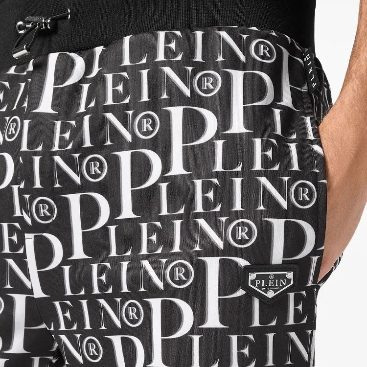 PHILIPP PLEIN All over Logo print Track Pants-4