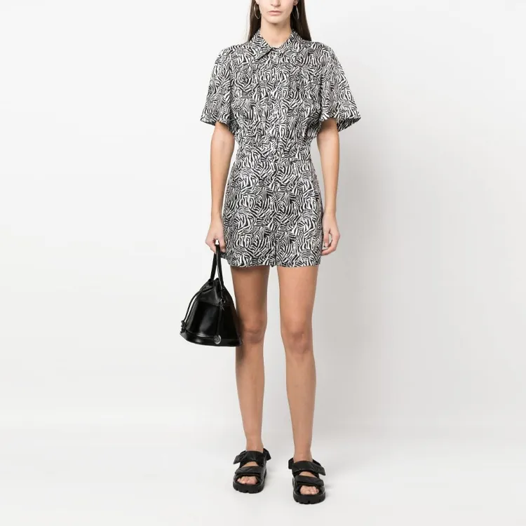 Michael MICHAEL KORS Graphic print Short sleeve Playsuit-1