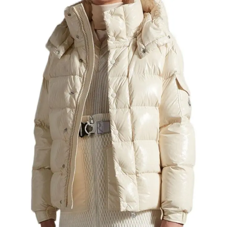 Moncler Maya 70th Anniversary Special Edition Short Down Jacket Snowflake White-2