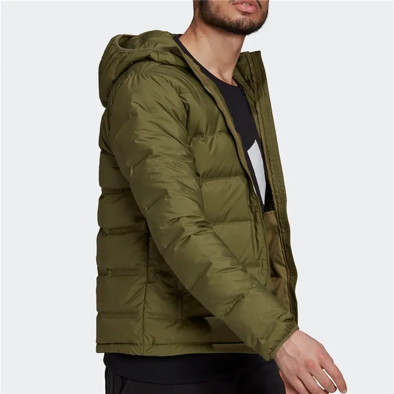 Adidas Down Jacket Unisex Green Comes With Necklace-2