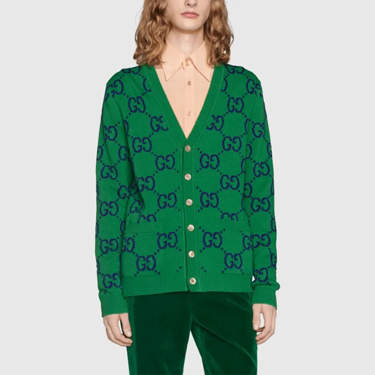 GUCCI Gg Knit Cardigan-2