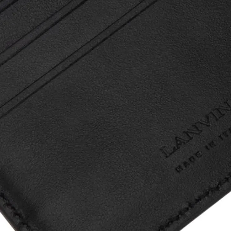 Lanvin Cow Leather Card Holder Women's Black-5