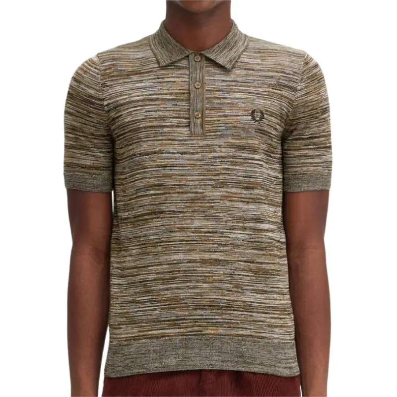 FRED PERRY Polo Shirt Men's Brown-3