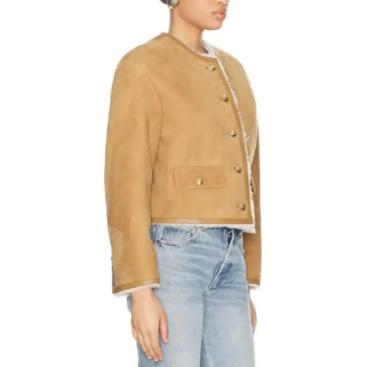 NILI LOTAN Jackets Coats Women's Tan-2