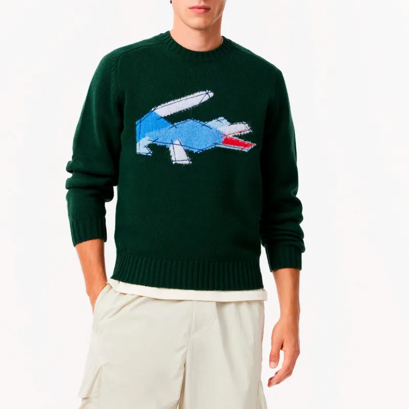 LACOSTE Graphic Crocodile Knitwear-1
