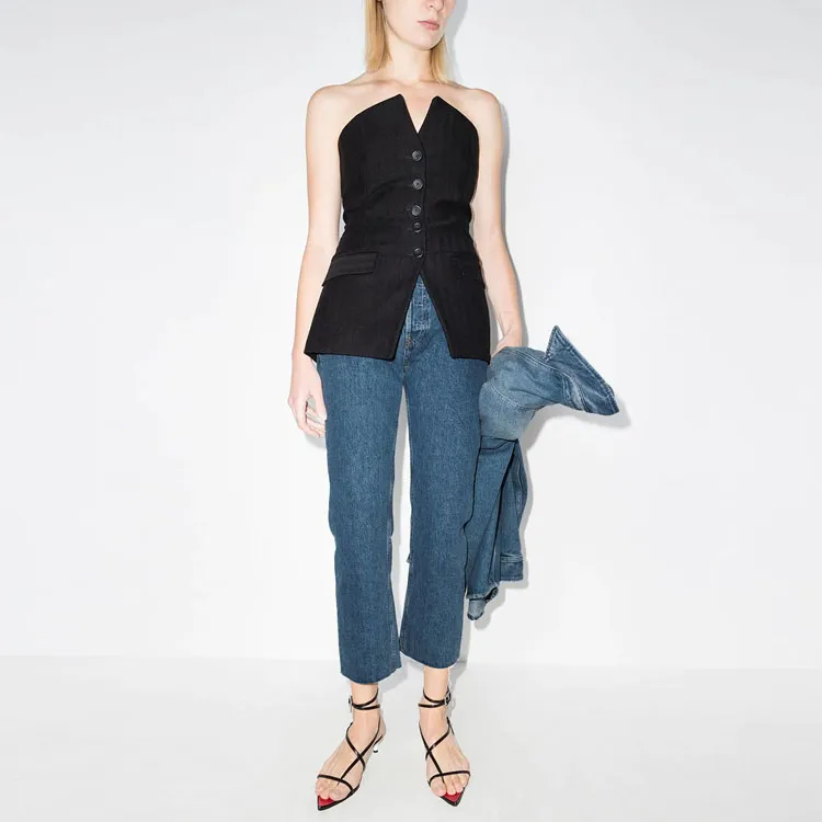RE/DONE Stove Pipe High rise Jeans-1