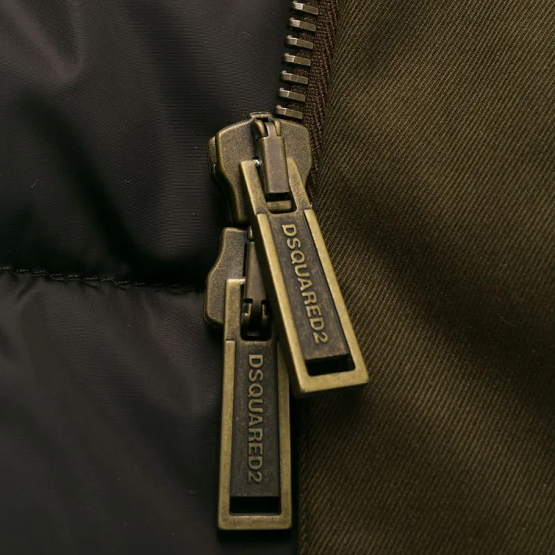 DSQUARED 2 Parka Coats Men Green-4