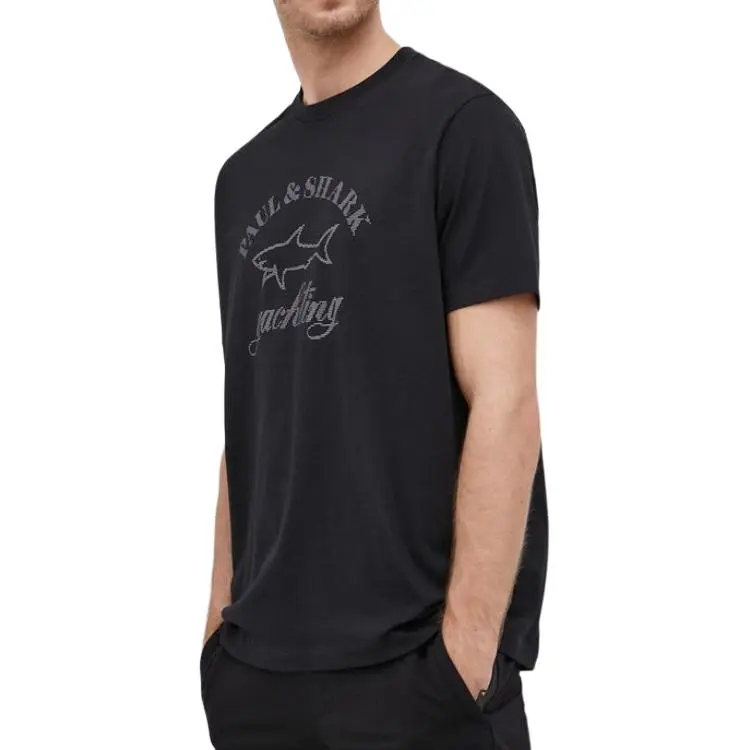 Paul & Shark Yachting T Shirt Men's Black-2