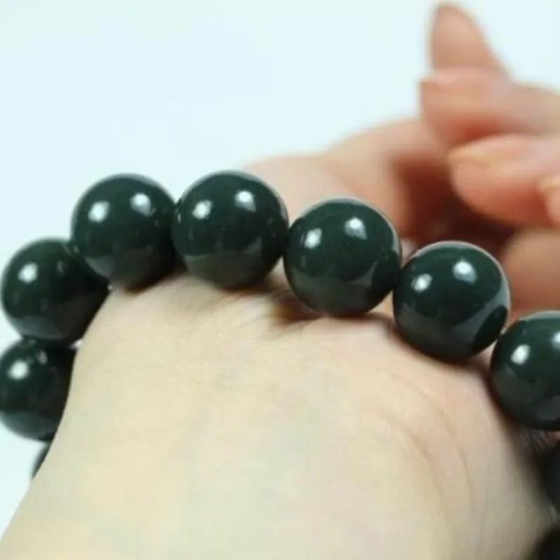 Gifts Hetian Jade Bracelets Green Jade Unisex-5