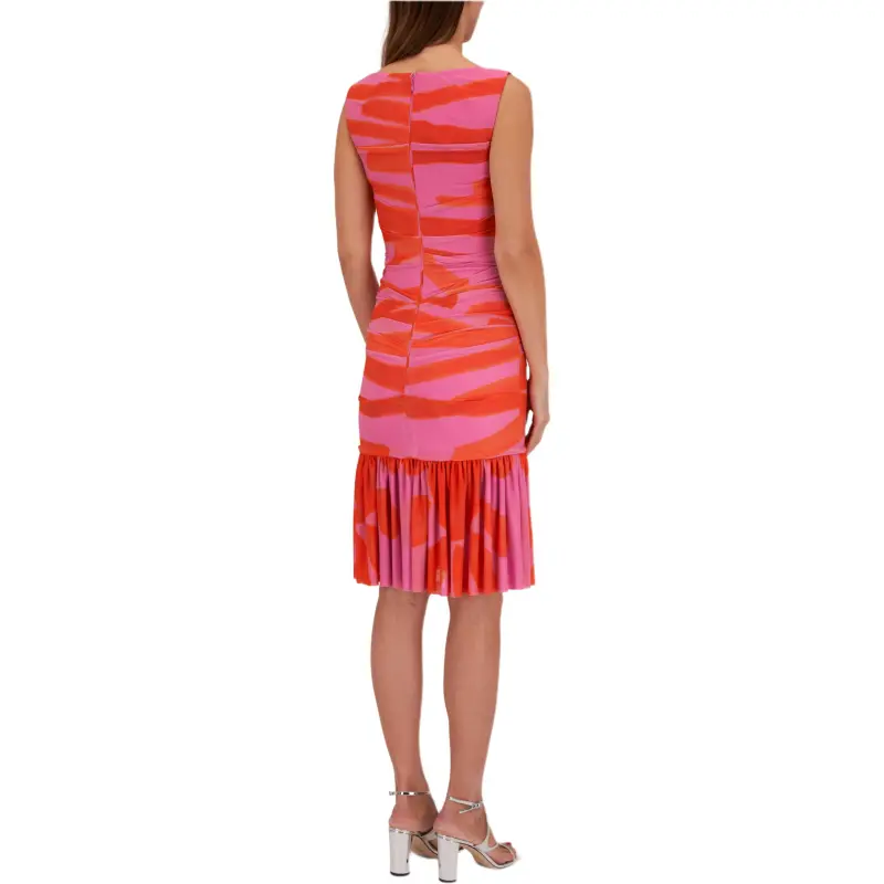 Talbot Runhof Sleeveless Dress Women's Red-3