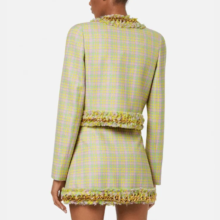 VERSACE VERSACE SS22 Jackets Coats Women's Yellow-3