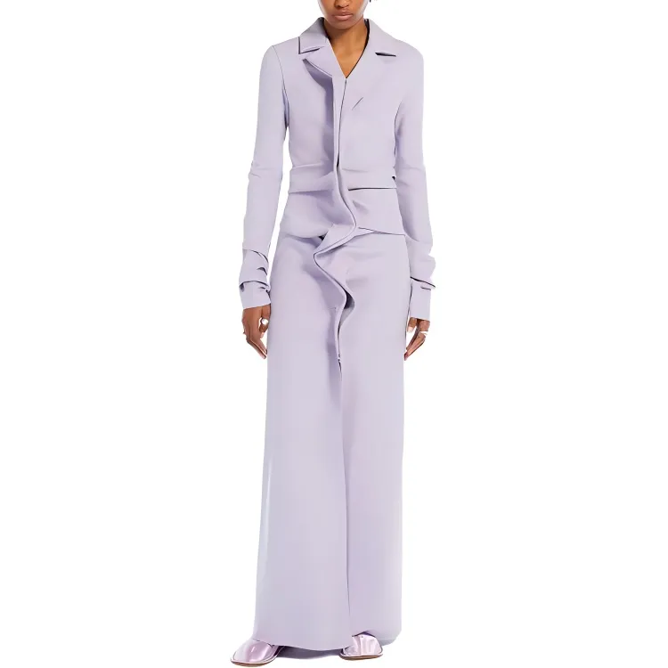 SportMa Long Sleeved Dress Women's Purple-2