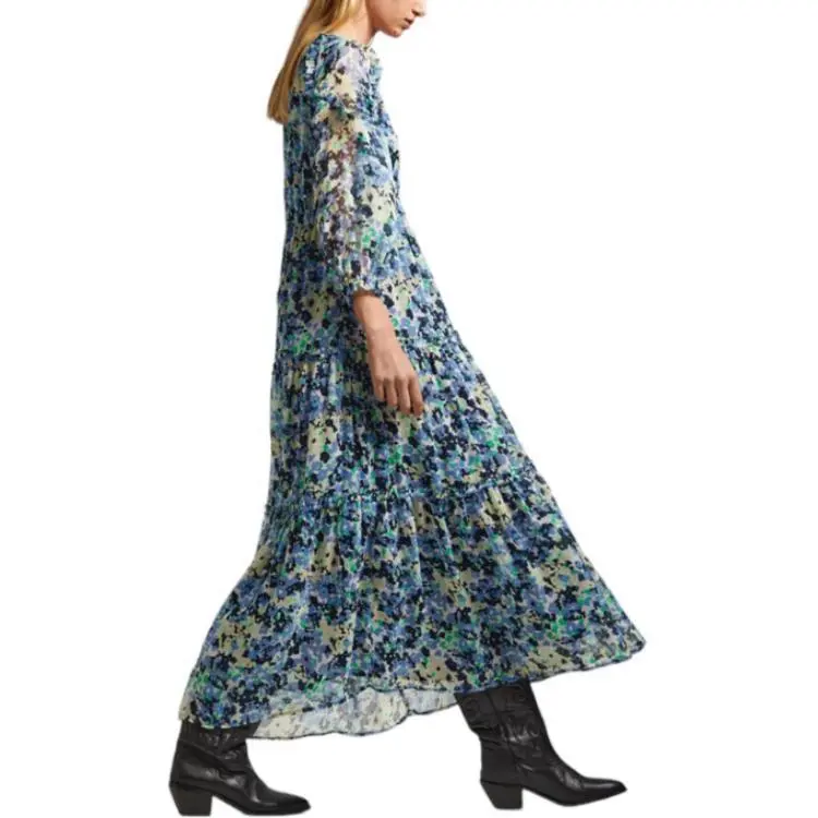Pepe Jeans Long-Sleeved Dresses Women's Blue-2