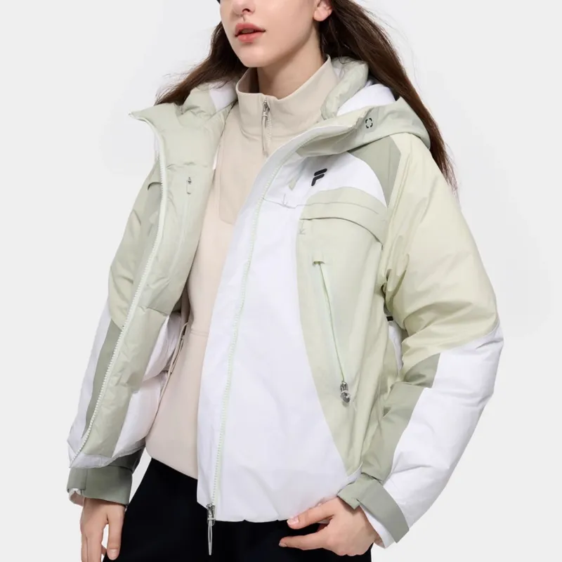 FILA FUSION FW24 Down Jacket Women's Standard White-3