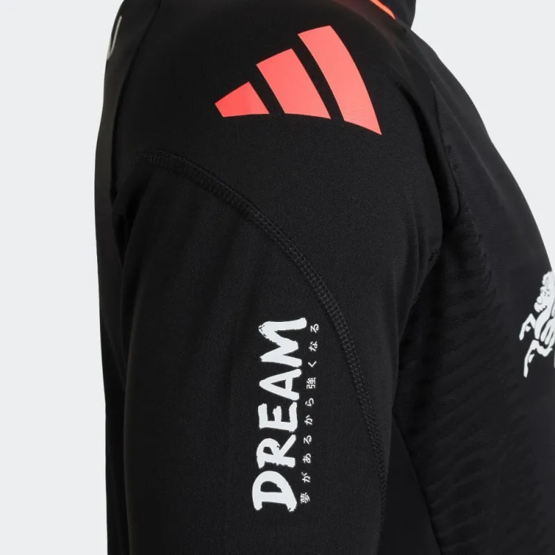 Adidas Japanese Football Team Olympic Series Jacket Men's Black-2