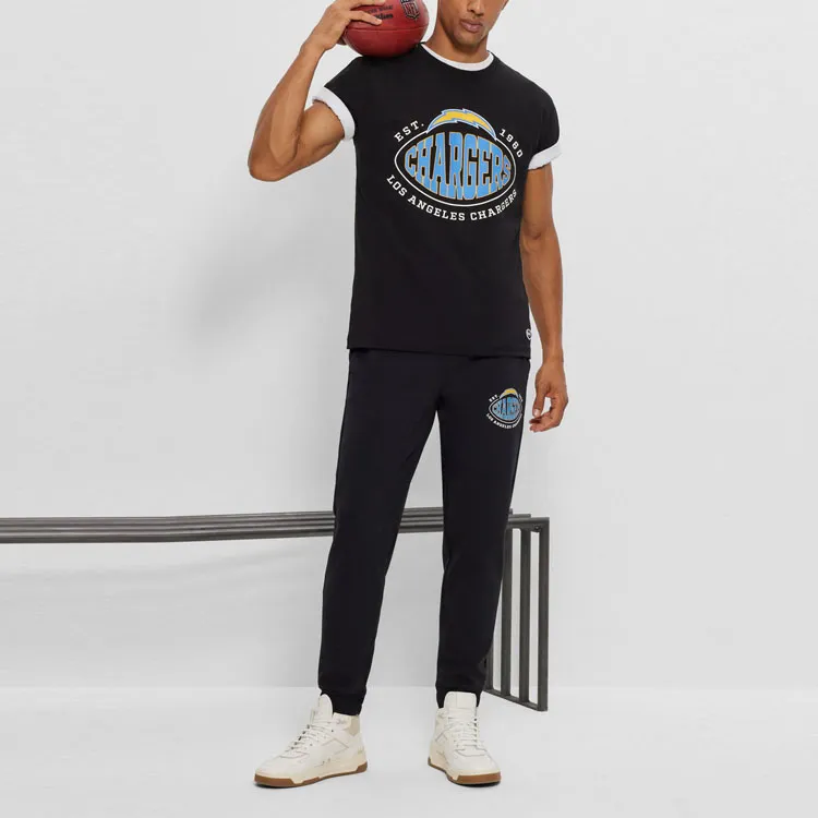 Nfl X HUGO BOSS T Shirts Men Black-4
