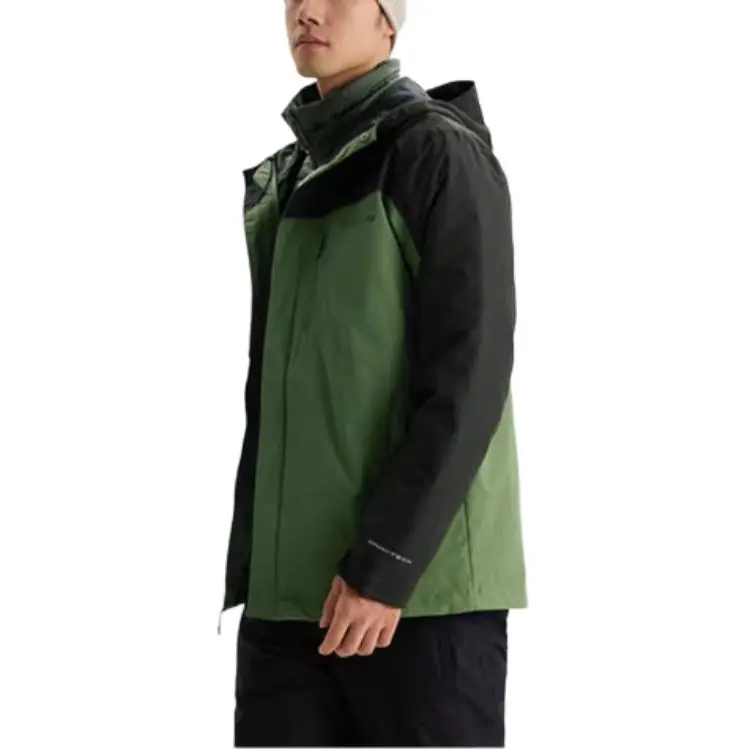 Columbia Water Resistant Warm Heat Reflective Windbreaker Jacket Men's Green-3