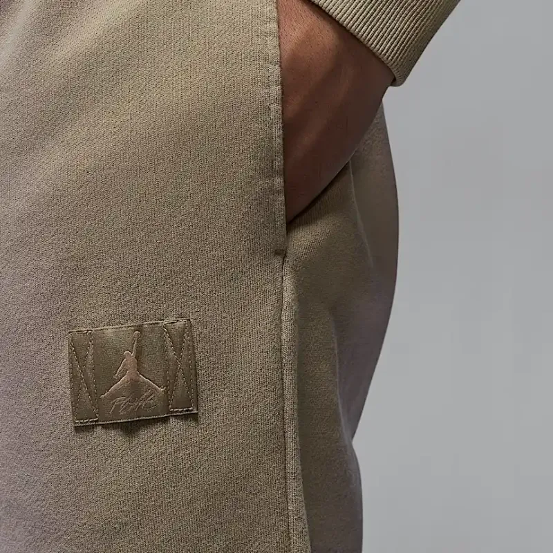 Jordan Flight Fleece FW24 Knitted Sports Pants Men's Desert Camouflage-5