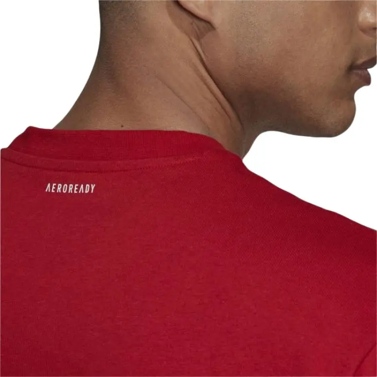 Adidas T Shirts Men Red-2