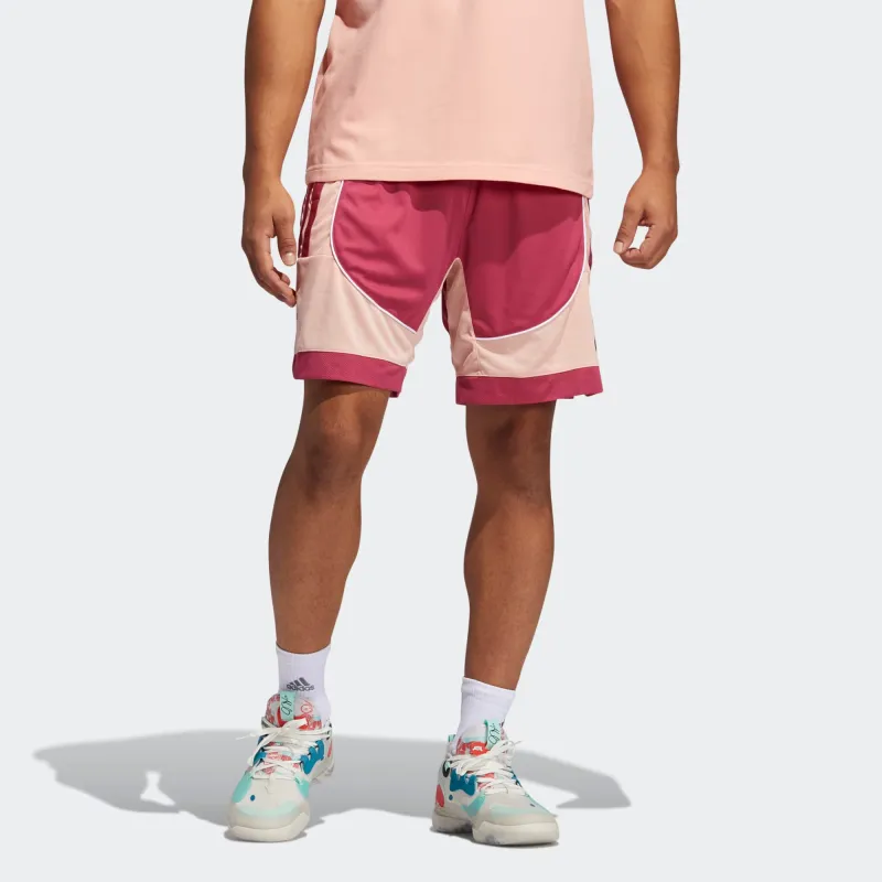 Adidas Basketball Shorts Men Pink-5